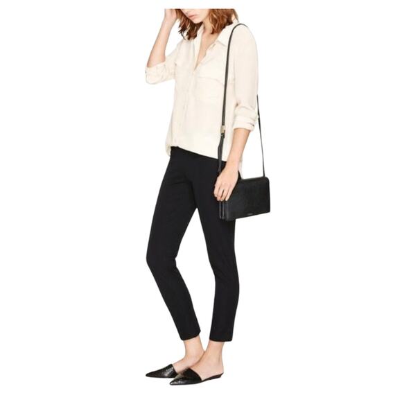 Babaton from Aritzia Womens black ankle pants side zipper Size 6 - Picture 2 of 7